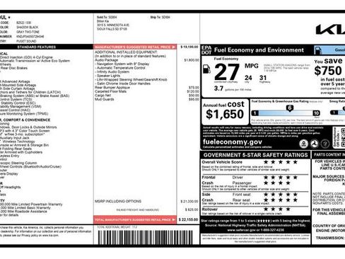 Used 2016 Kia Soul + w/ Audio Package image 3