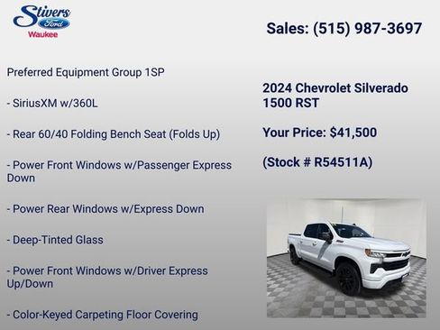 Used 2024 Chevrolet Silverado 1500 RST AWD/4WD image 8