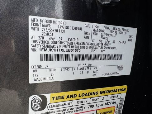 Used 2020 Ford Expedition Max XLT w/ Equipment Group 202A RWD image 31