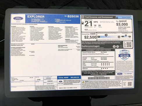 Used 2025 Ford Explorer ST w/ Sun And Sound Package RWD image 21