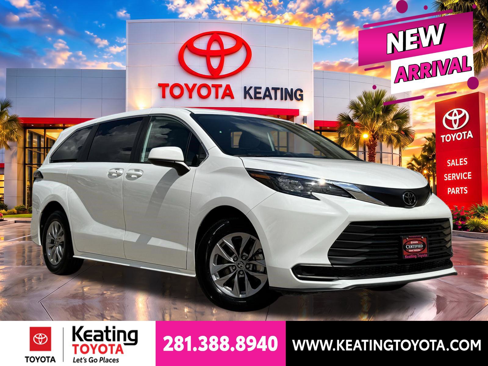 Certified 2026 Toyota Sienna LE FWD 360° Tour
