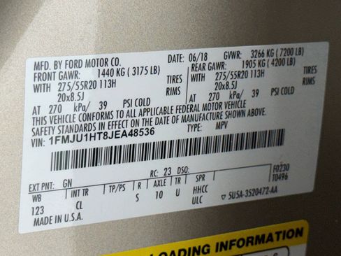 Used 2018 Ford Expedition XLT w/ Equipment Group 202A RWD image 96