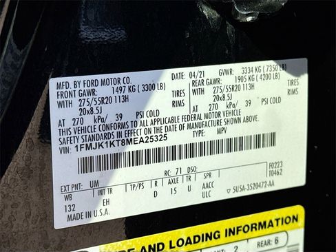 Used 2021 Ford Expedition Max Limited image 36