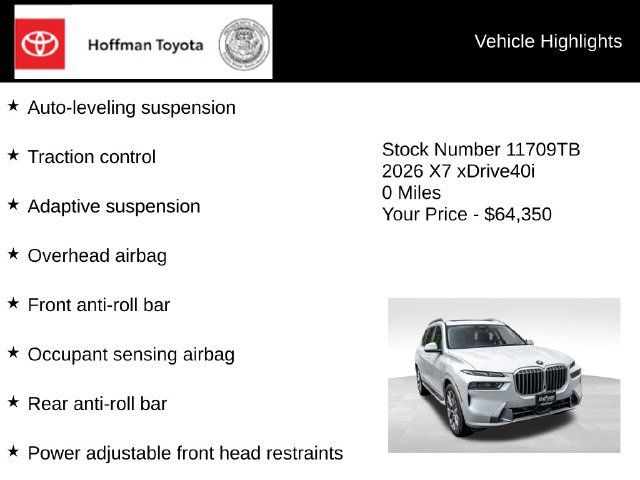Used 2026 BMW X7 xDrive40i AWD/4WD image 30