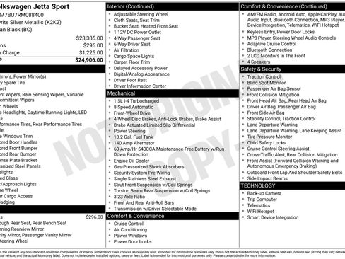 Certified 2024 Volkswagen Jetta Sport FWD image 29