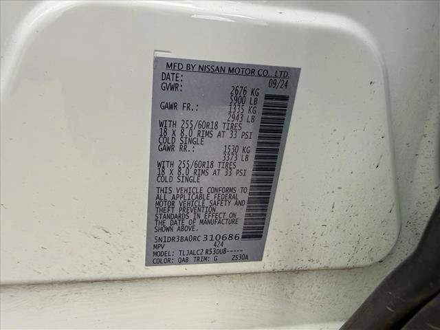 Used 2024 Nissan Pathfinder SV FWD image 27
