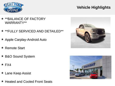 Used 2022 Ford F150 Lariat w/ Equipment Group 502A High image 8