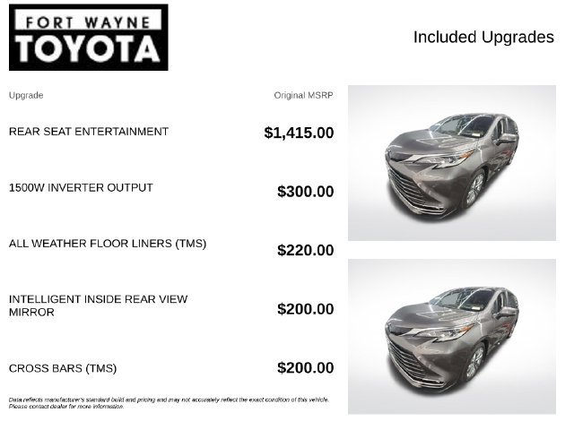 Used 2022 Toyota Sienna Platinum FWD image 4