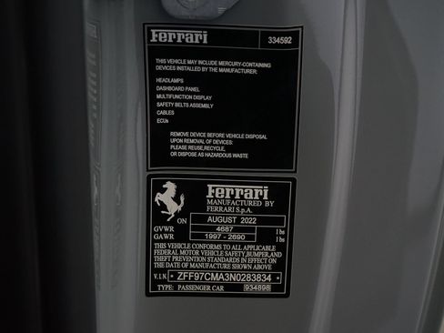 Used 2022 Ferrari 812 GTS RWD image 39