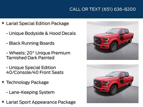 Used 2016 Ford F150 Lariat w/ Equipment Group 502A Luxury AWD/4WD image 8