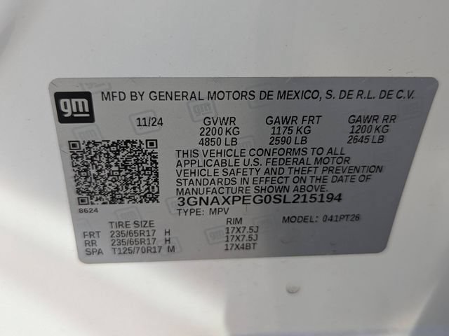 Used 2025 Chevrolet Equinox LT w/ Convenience Package II AWD/4WD image 39