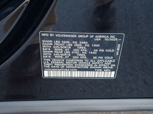 New 2026 Volkswagen Atlas SE image 10