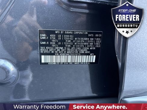 New 2025 Subaru Outback Limited image 37