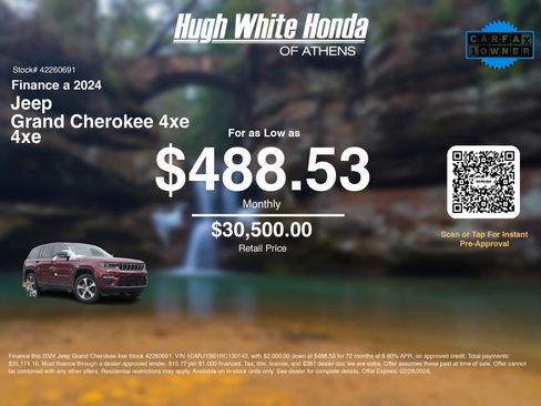 Used 2024 Jeep Grand Cherokee Limited 4xe w/ Luxury Tech Group II image 3