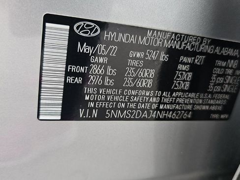 Used 2022 Hyundai Santa Fe SEL w/ Cargo Package AWD/4WD image 8