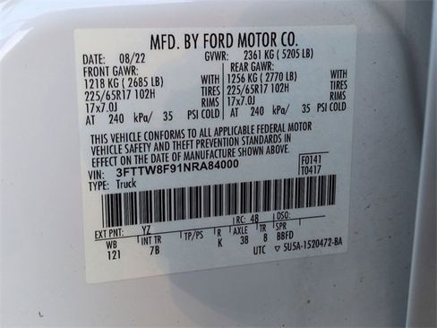 Used 2022 Ford Maverick XLT w/ Equipment Group 300A Standard image 32