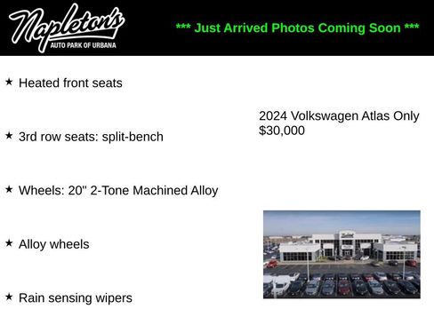Used 2024 Volkswagen Atlas SE AWD/4WD image 3