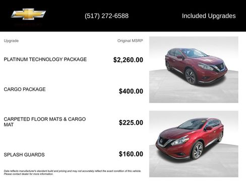 Used 2016 Nissan Murano Platinum w/ Platinum Technology Package AWD/4WD image 5