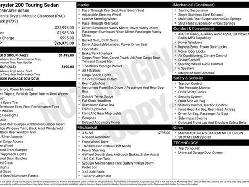 Used 2014 Chrysler 200 Touring w/ 200 Super S Group FWD image 2