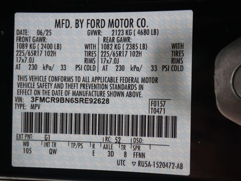 Used 2025 Ford Bronco Sport Big Bend AWD/4WD image 29