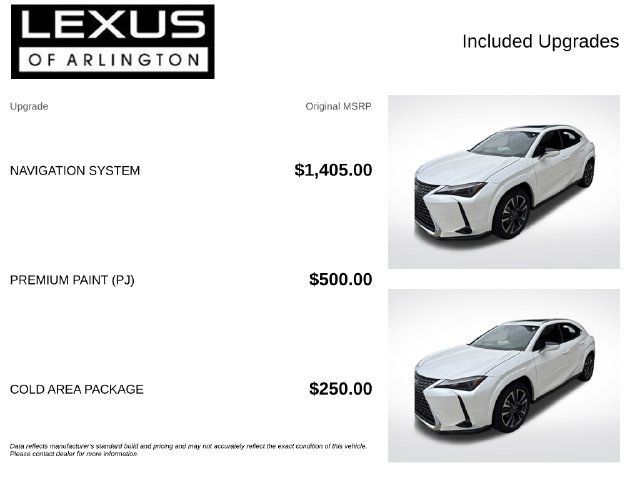 Certified 2025 Lexus UX 300h AWD w/ Cold Area Package image 4