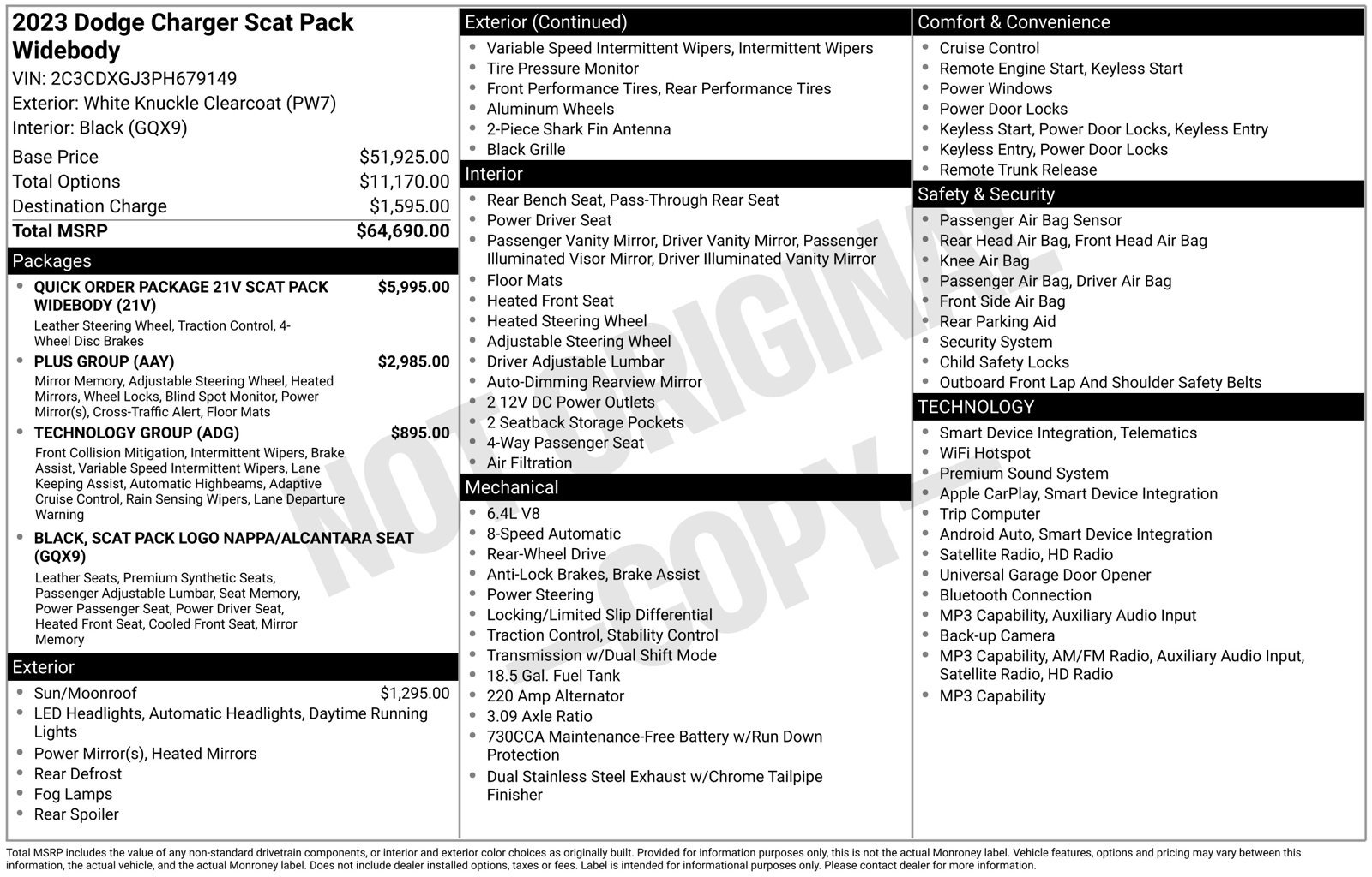 Used 2023 Dodge Charger Scat Pack RWD image 19