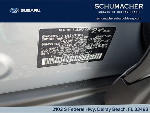 New 2026 Subaru Outback Wilderness AWD/4WD image 16