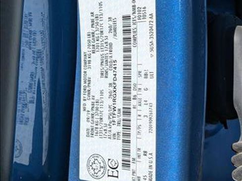 Used 2019 Ford F150 Raptor w/ Equipment Group 802A Luxury image 16