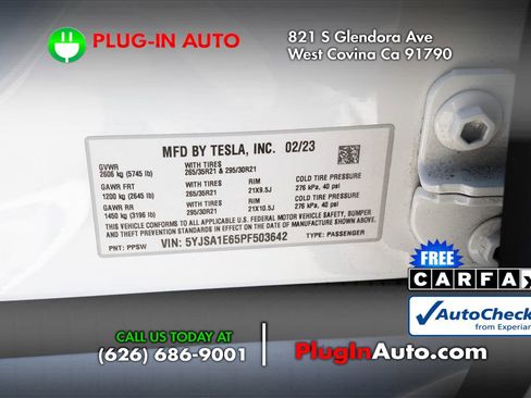 Used 2023 Tesla Model S Plaid image 10