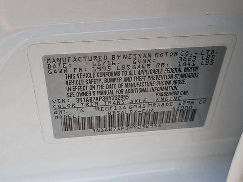 Used 2017 Nissan Sentra SV w/ Style Package image 27