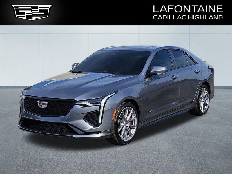 Certified 2021 Cadillac CT4 V w/ Technology Package image 1