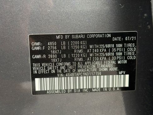 Used 2022 Subaru Outback Touring AWD/4WD image 54