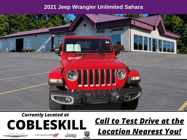 Used 2021 Jeep Wrangler Unlimited Sahara AWD/4WD image 2