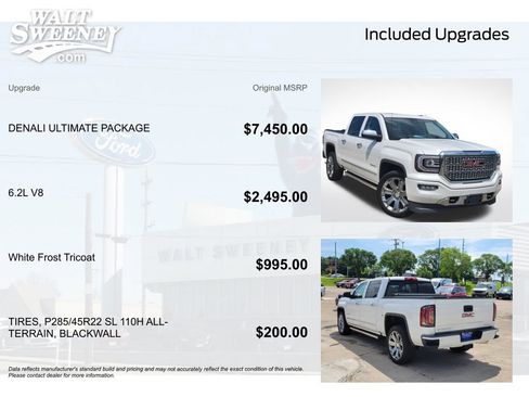 Used 2017 GMC Sierra 1500 Denali w/ Denali Ultimate Package AWD/4WD image 12