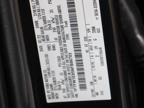 Used 2022 Ford F150 XLT w/ Equipment Group 302A High image 33