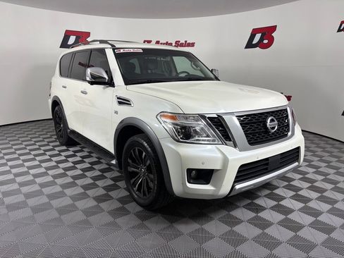 Used 2018 Nissan Armada Platinum w/ Interior Lighting Package RWD image 8