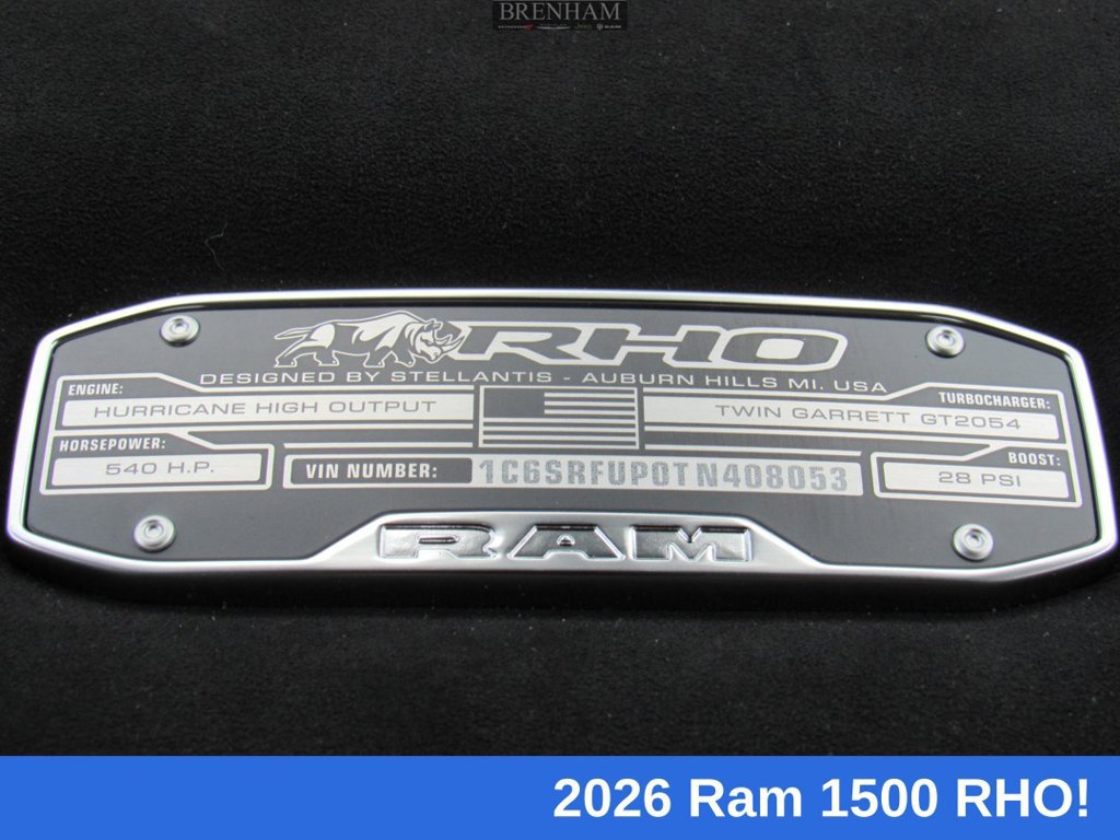 New 2026 RAM 1500 RHO w/ RHO Level 1 Equipment Group AWD/4WD image 21