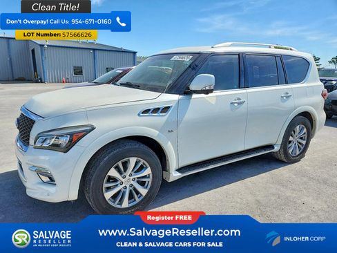 Used 2015 INFINITI QX80 2WD w/ Theater Package image 1
