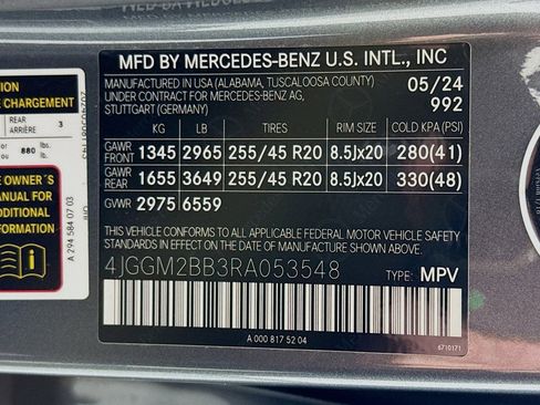 Certified 2024 Mercedes-Benz EQE 350+ SUV image 24