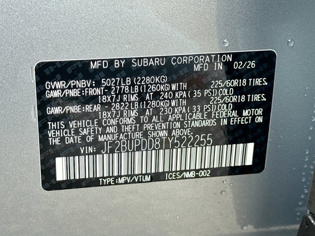 New 2026 Subaru Outback Limited AWD/4WD image 43