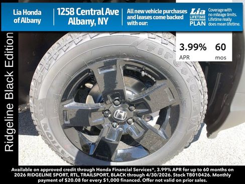New 2026 Honda Ridgeline Black Edition image 10
