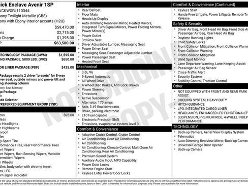 Used 2023 Buick Enclave Avenir w/ Avenir Technology Package image 28