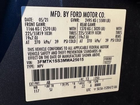 Used 2021 Ford Mustang Mach-E Select w/ Comfort/Appearance Package image 30