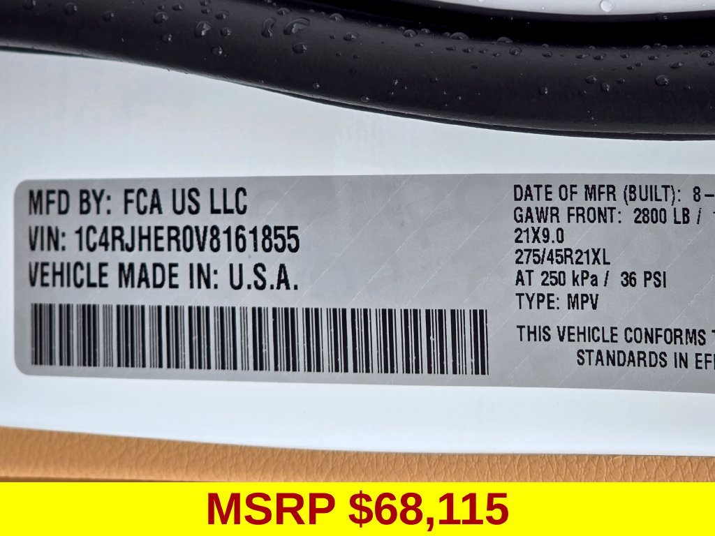 New 2027 Jeep Grand Cherokee Summit AWD/4WD image 43