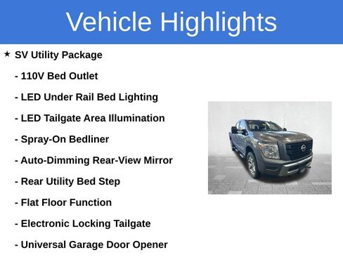 Used 2021 Nissan Titan SV w/ SV Convenience Package AWD/4WD image 4