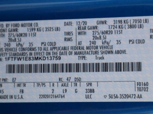 Used 2021 Ford F150 XLT w/ Equipment Group 302A High image 34