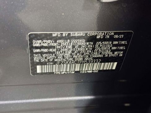Certified 2023 Subaru Forester Touring AWD/4WD image 16