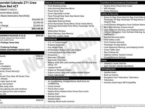 Used 2026 Chevrolet Colorado Z71 w/ Z71 Convenience Package 2 AWD/4WD image 6