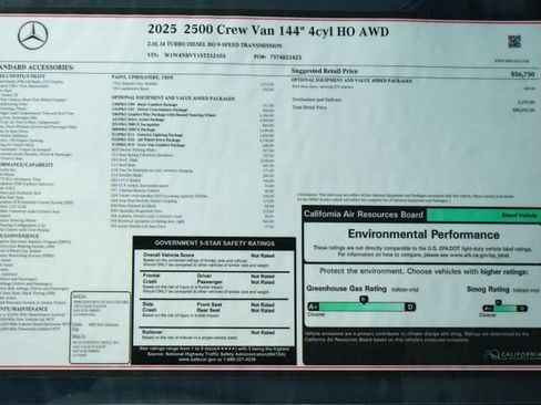 New 2025 Mercedes-Benz Sprinter 2500 image 32