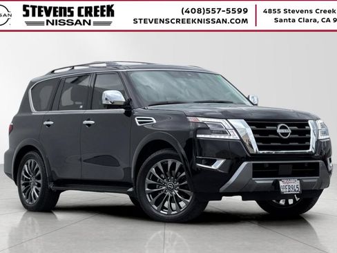 Used 2024 Nissan Armada Platinum w/ Captain's Chairs Package AWD/4WD image 1